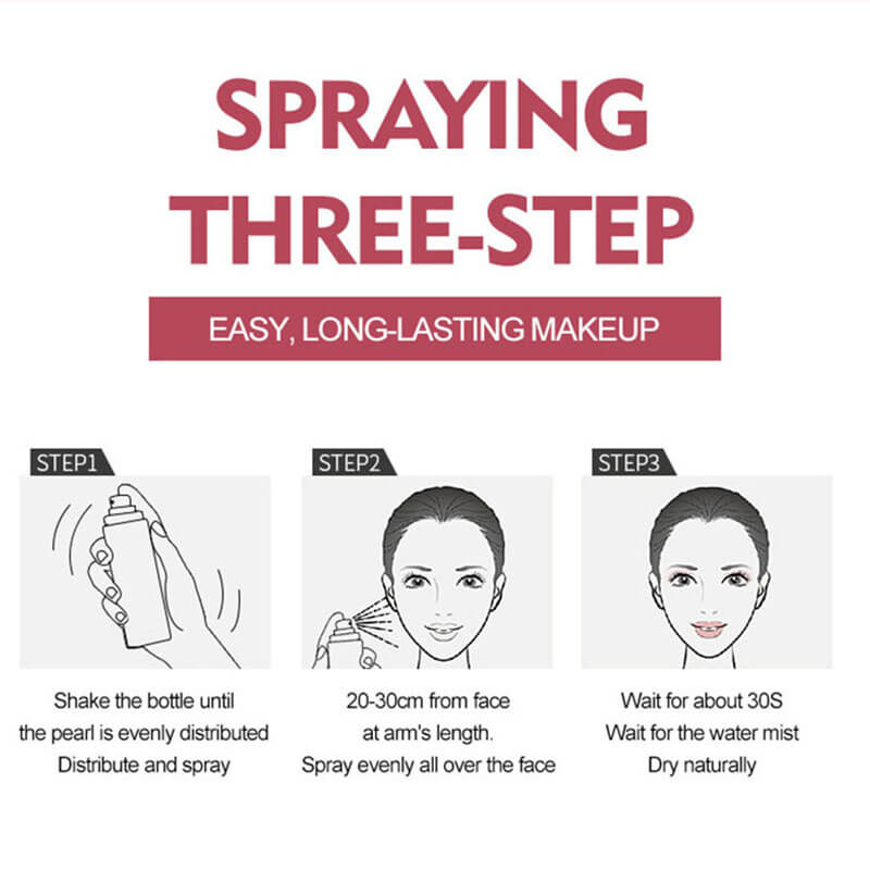 Pearlescent/Matte Anti-sweat Vitamin C Setting Spray