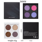 4-color DIY Eyeshadow Palette (Hard Plastic Pan)