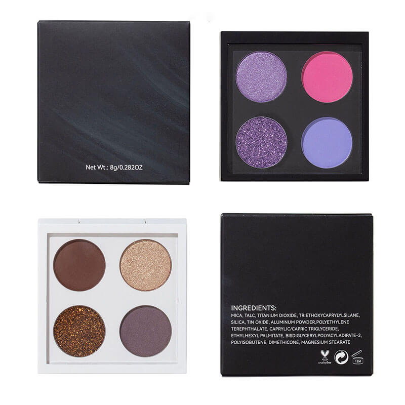 4-color DIY Eyeshadow Palette (Hard Plastic Pan)