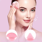 11-color Triangular Flocking Powder Puff 6pcs in box(70*65mm)