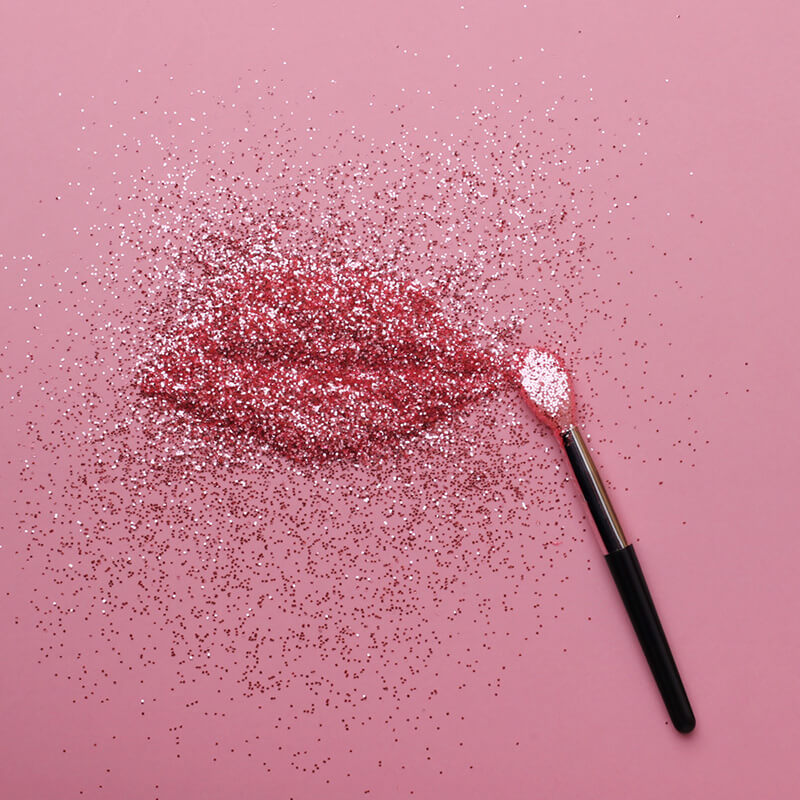 DIY Glitter Lip& Eyeshadow set