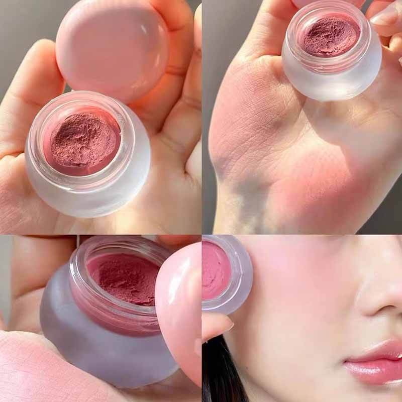 6-color Small Round Jar Mushroom Lip Mud