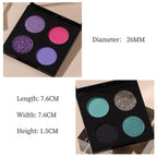 4-color DIY Eyeshadow Palette (Hard Plastic Pan)