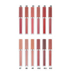 12-color Matte  Liquid Lipstick