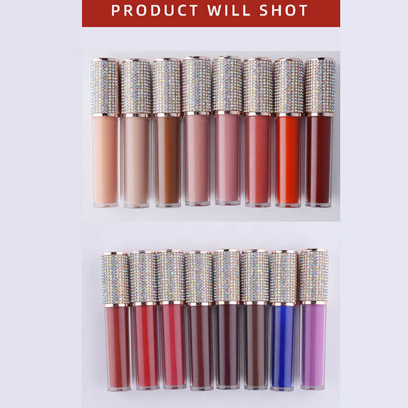 24-color Diamond Non-sticky matte liquid lipstick