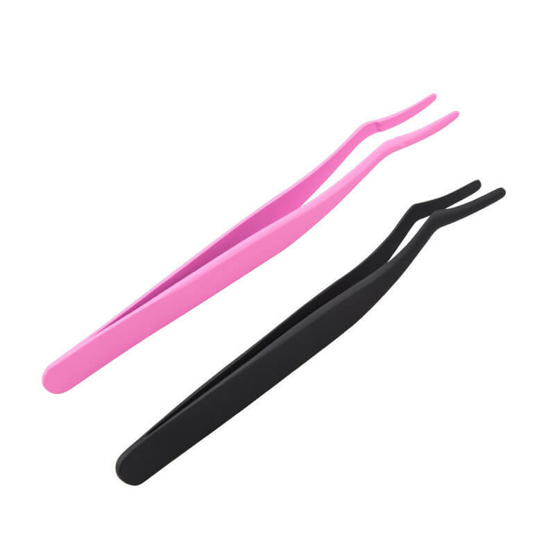11-color False Eyelash Tweezers
