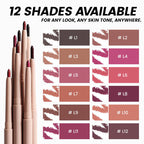 12-color Lip Liner Waterproof Long-lasting Non-removal Matte