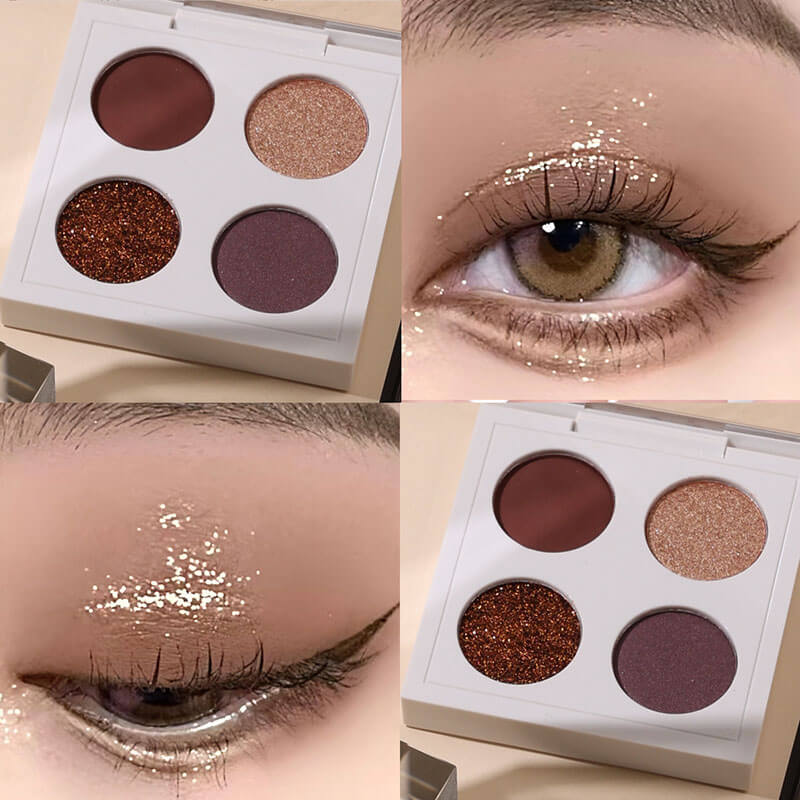 4-color DIY Eyeshadow Palette (Hard Plastic Pan)