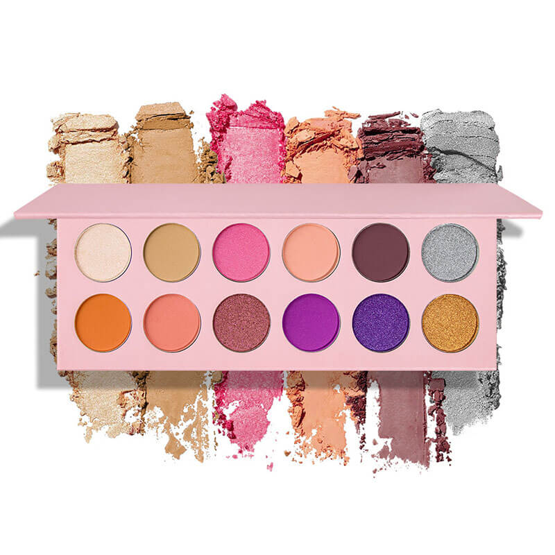 12-color Pink Eyeshadow Palette