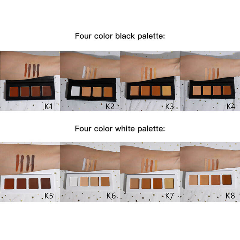 4-color Concealer /Contour Palette