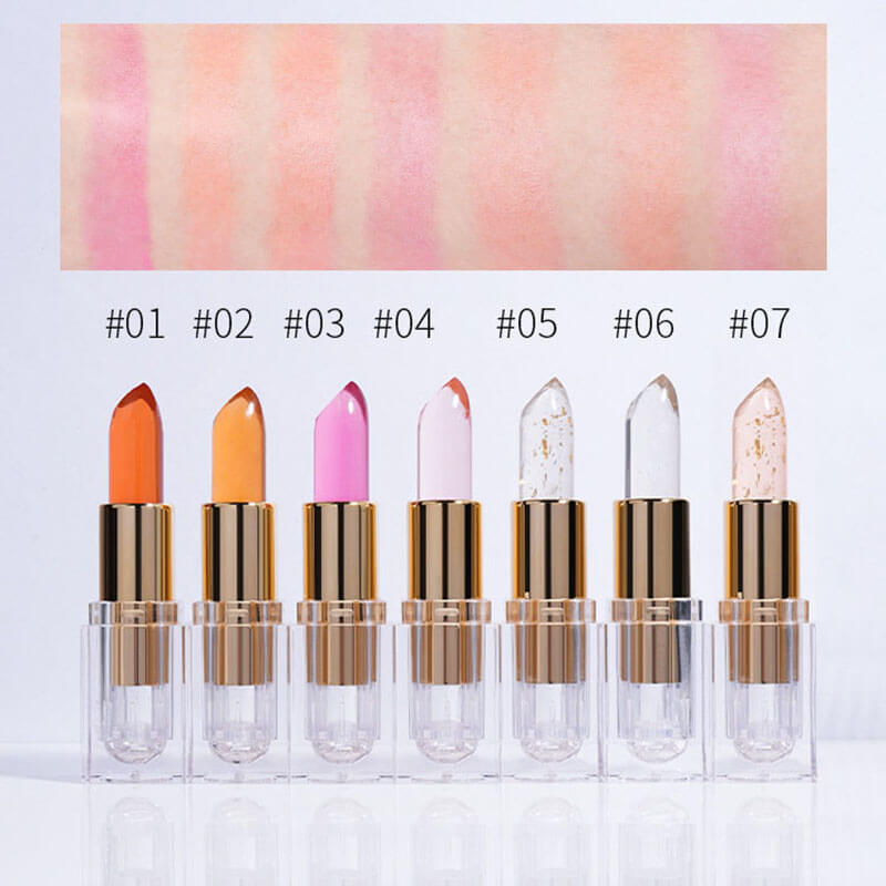 7-color Jelly Temperature-changing Lipstick