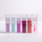 13-color Transparent Water-drop Square Tube Temperature-changing Lip Oil