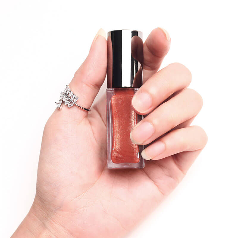 26-color Silver-black round lid square tube pearlescent Lip Gloss