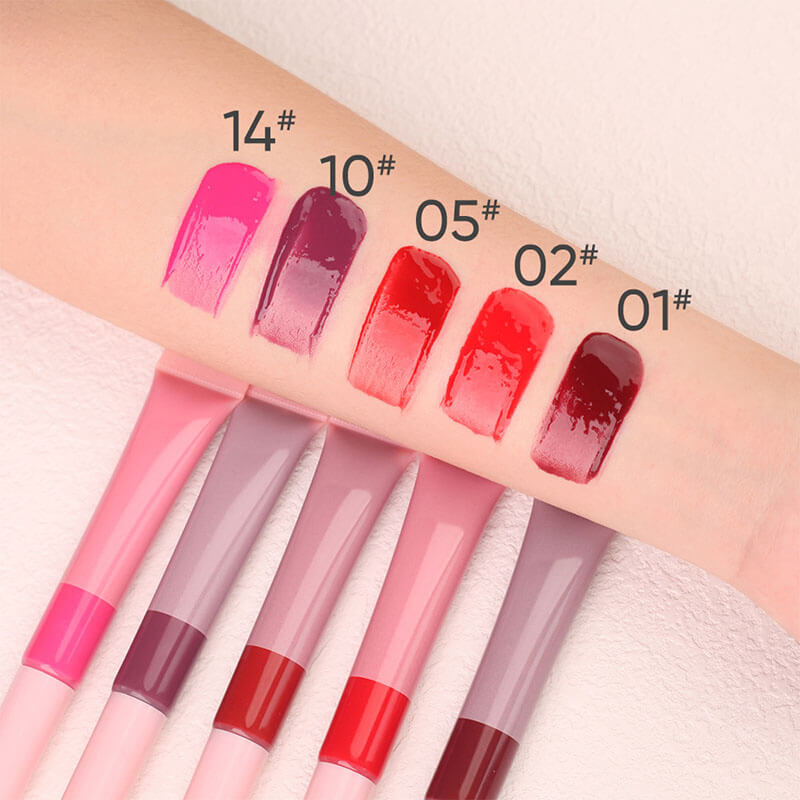 10-color Squeeze Tube Lip Gloss (Cream)