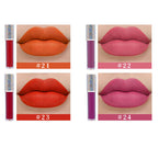 24-color Diamond Non-sticky matte liquid lipstick