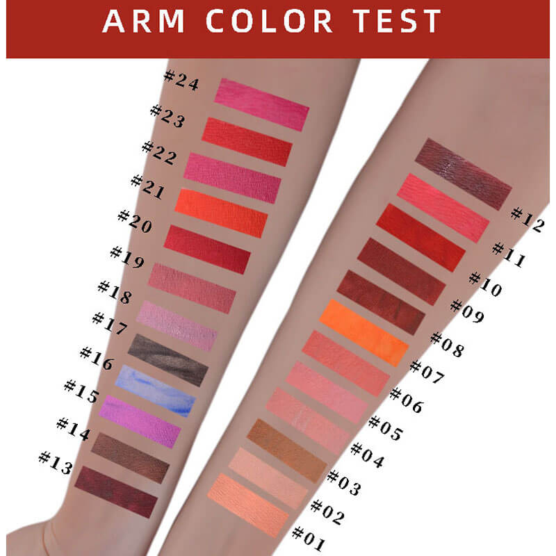 24-color Diamond Non-sticky matte liquid lipstick