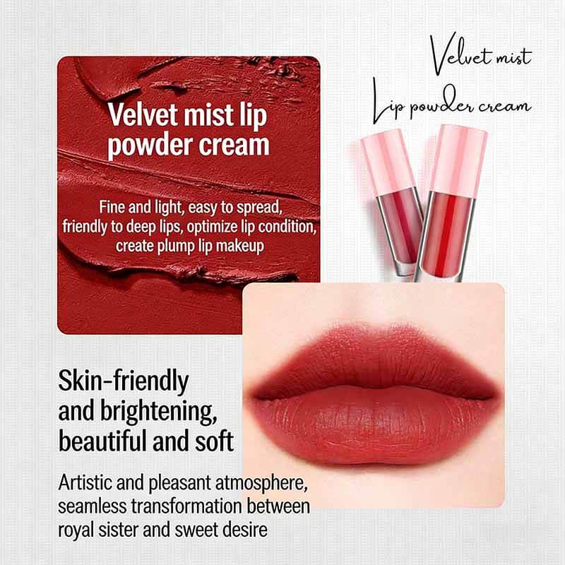 18-color Matte Lip &Cheek Lipstick