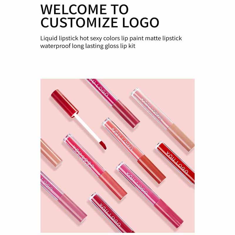12-color Matte Liquid Lipstick