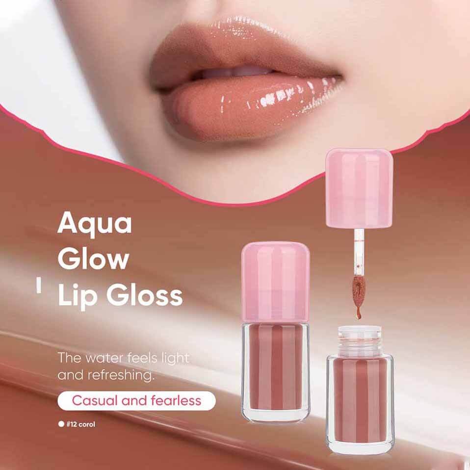 12-color Water-locking Moisturizing Lip Gloss