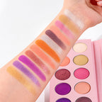 12-color Pink Eyeshadow Palette