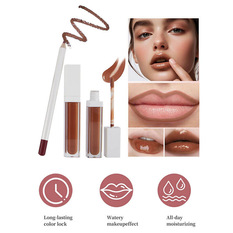 20-color Lip Set for Lip Gloss & Lip Liner