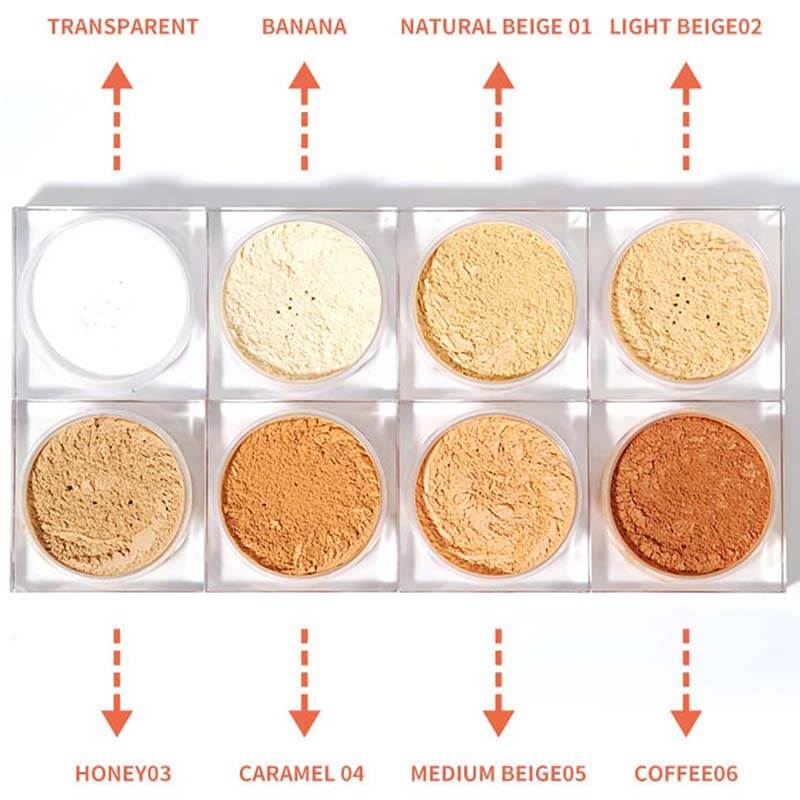 8-color Setting Loose Powder