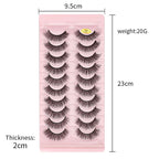 10 Pairs of 7D Eyelashes