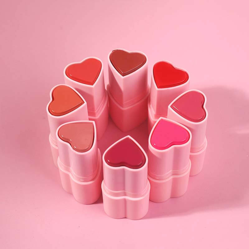 8-Color Heart-Shaped Blush Stick