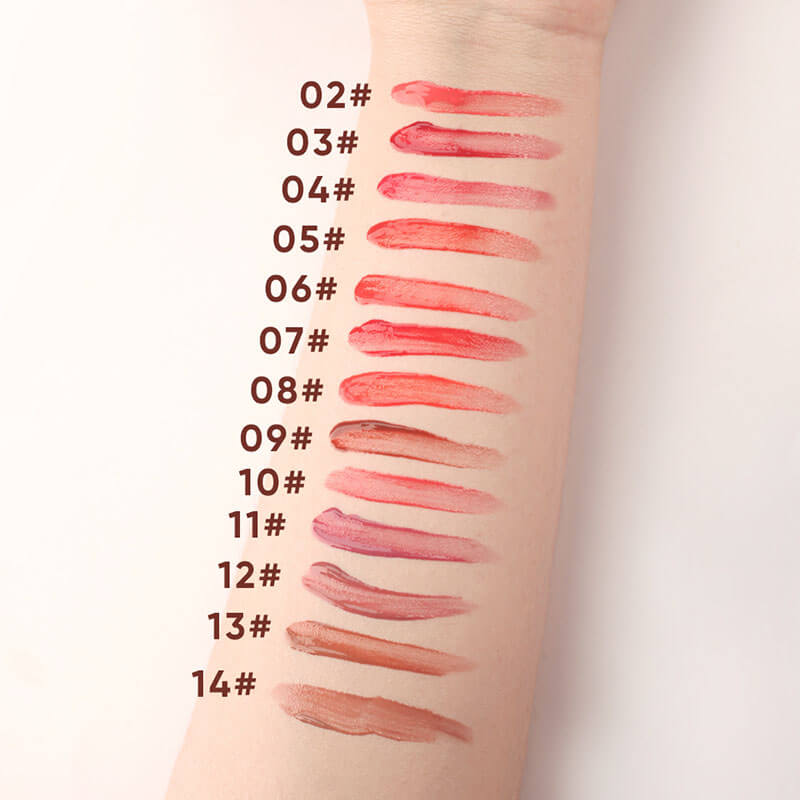 13-color Water-Polished Glass Jelly Lip Gloss