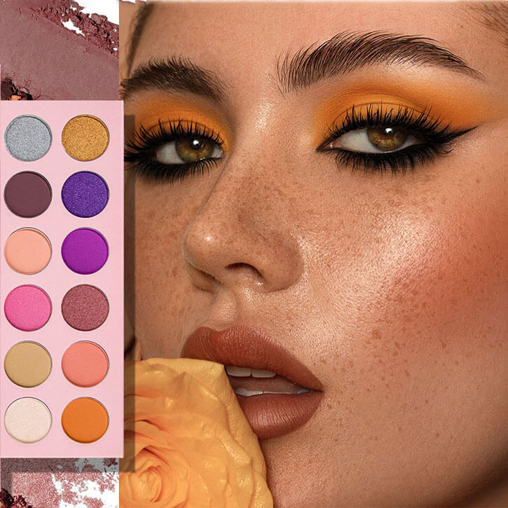 12-color Pink Eyeshadow Palette