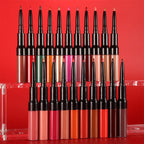 21-color Double-headed Lquid Lipstick and Lip Liner