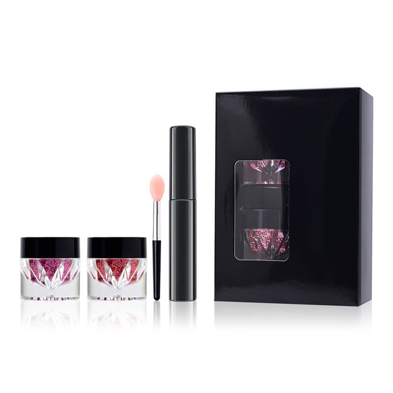 DIY Glitter Lip& Eyeshadow set
