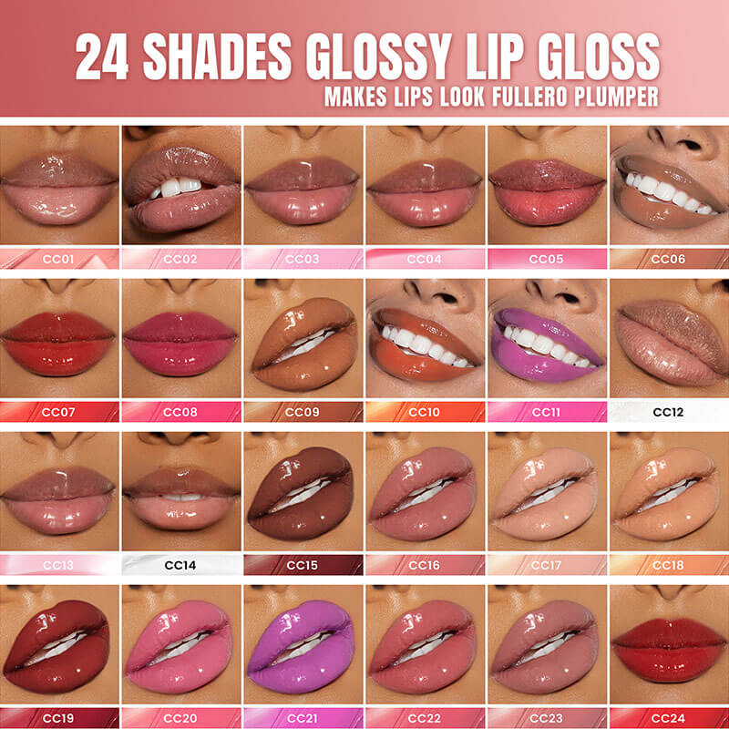 24-color Mirror Lip Gloss