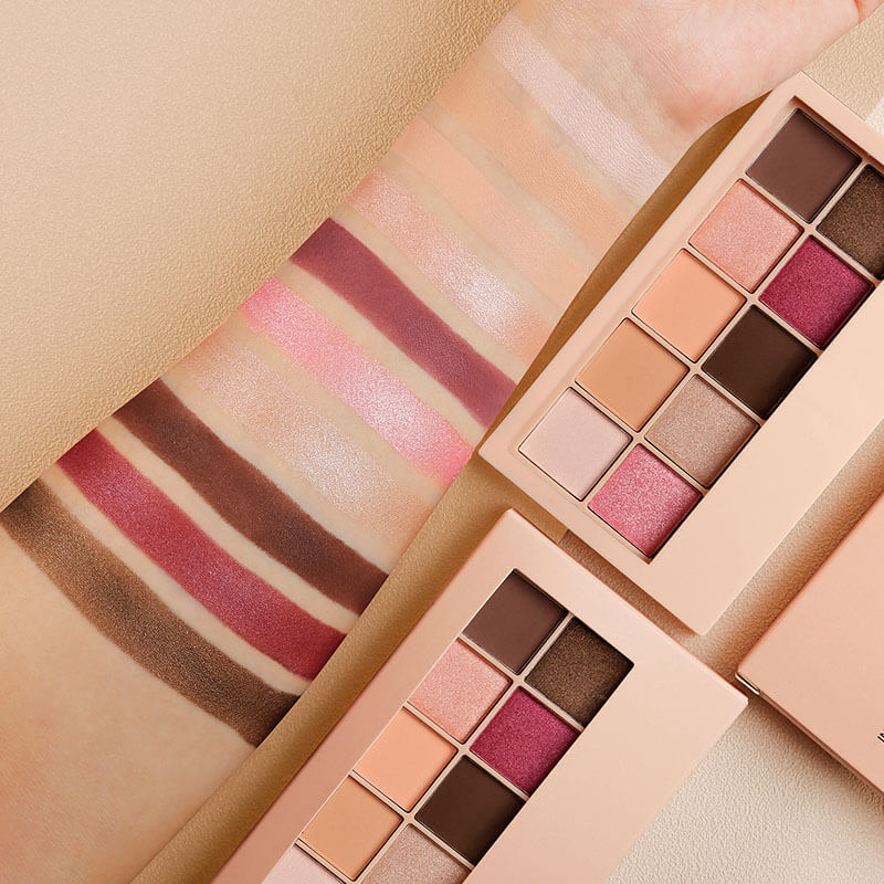 10-color Nude Earth Tone Eyeshadow Palette