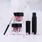 DIY Glitter Lip& Eyeshadow set
