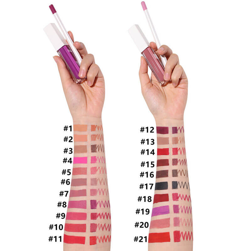 21-color Lip Set for Lipstick & Lip Liner