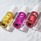 16-color Big brush Chubby tube fruit Vegan Clear Lip Oil