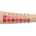 14-color Mirror Lip Gloss with Wavy Tube