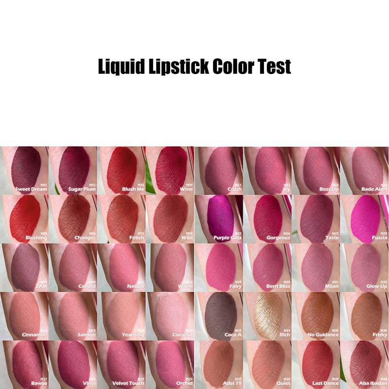 80-color Bagged Liquid Lipstick&Lip Gloss Original Material(50ml )