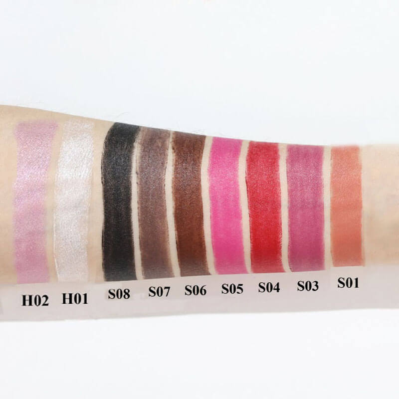 9-color Lipstick Blush Highlighter Stick