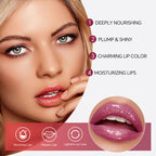 3-color Lip Oil Transparent Square Tube(Temperature Color Changing)