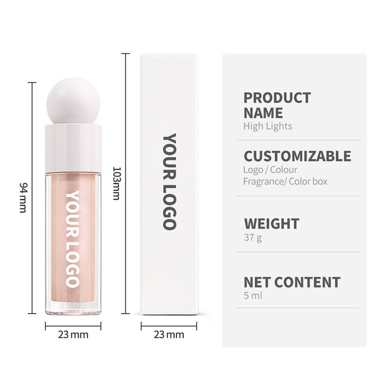 8-Color Highlighting Contour Liquid Eyeshadow