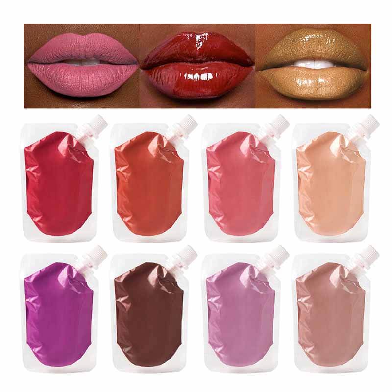 80-color Bagged Liquid Lipstick&Lip Gloss Original Material(50ml )