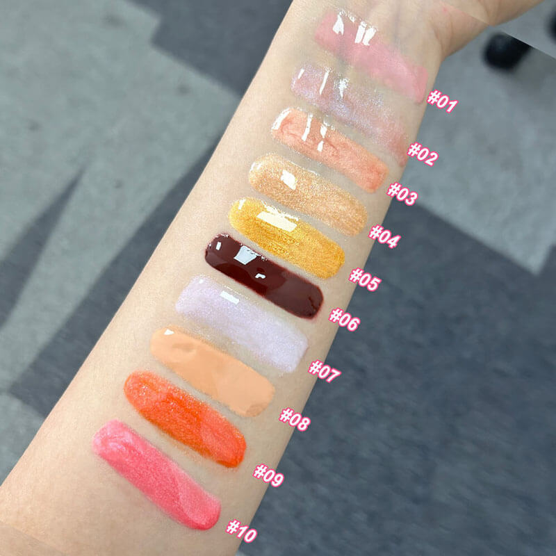 41-color Glossy Pearlescent Mirror Lip Gloss(#31-41)