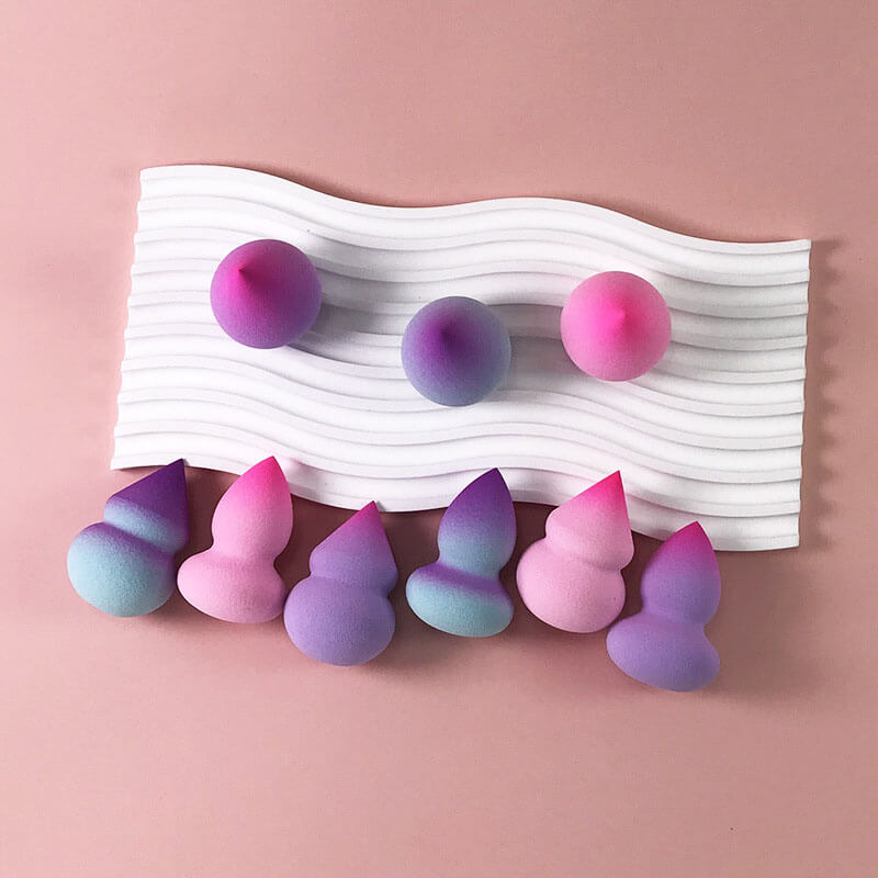 9-type Dual-color Beauty Sponge