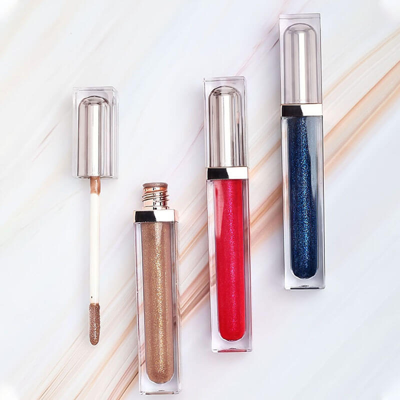 6-color Velvet Glitter Liquid Lipstick