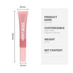10-color Squeeze Tube Lip Gloss (Cream)
