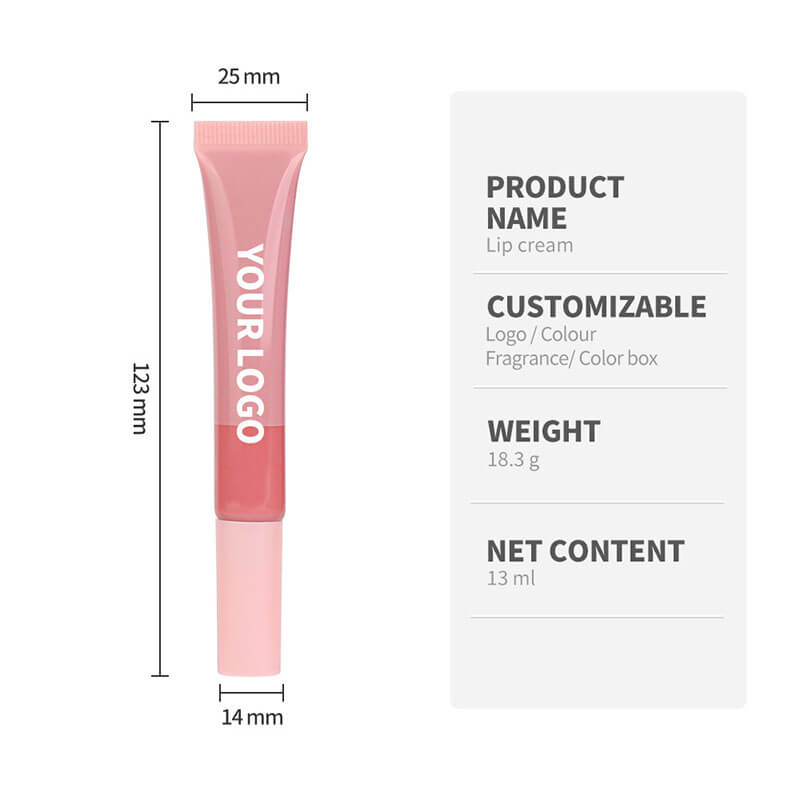10-color Squeeze Tube Lip Gloss (Cream)