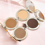 15-color Natural and  Long-lasting Makeup Compact Powder