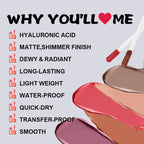 18-color Squeeze Tube Liquid Eyeshadow